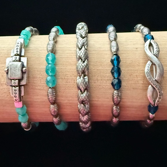 Alex and Ani Energy Bracelet Set - Picture 2 of 7